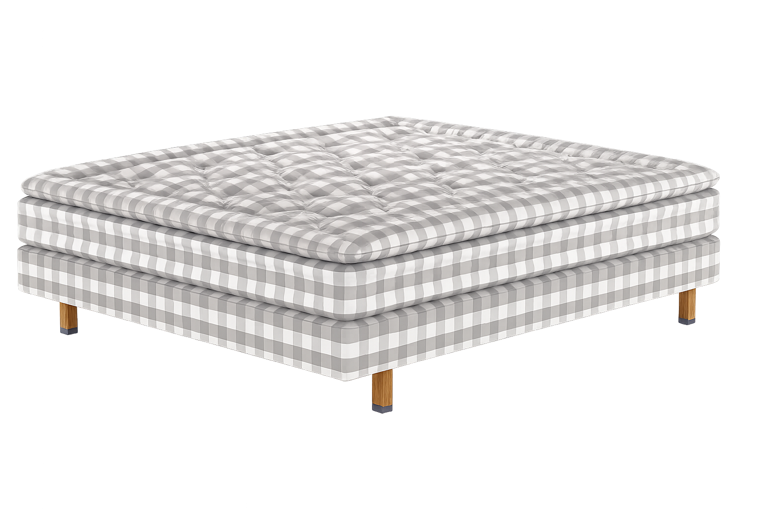 Postelja Maranga silver grey check